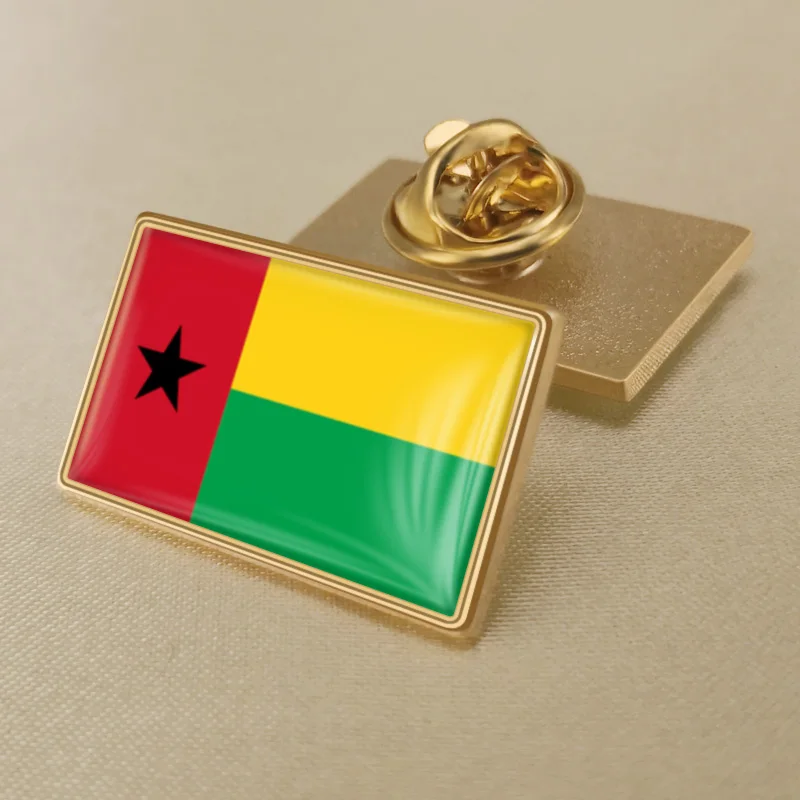 Эмблема герба Гвинеи-билия карта Гвинеи-Бисау флаг Национальная эмблема брошь