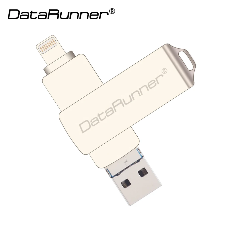 

DataRunner 3 in 1 OTG Pen Drive Rotation Usb Flash Drive 8gb 16gb 32gb 64gb 128gb cle Usb 3.0 Pendrive Usb Stick Flash Disk