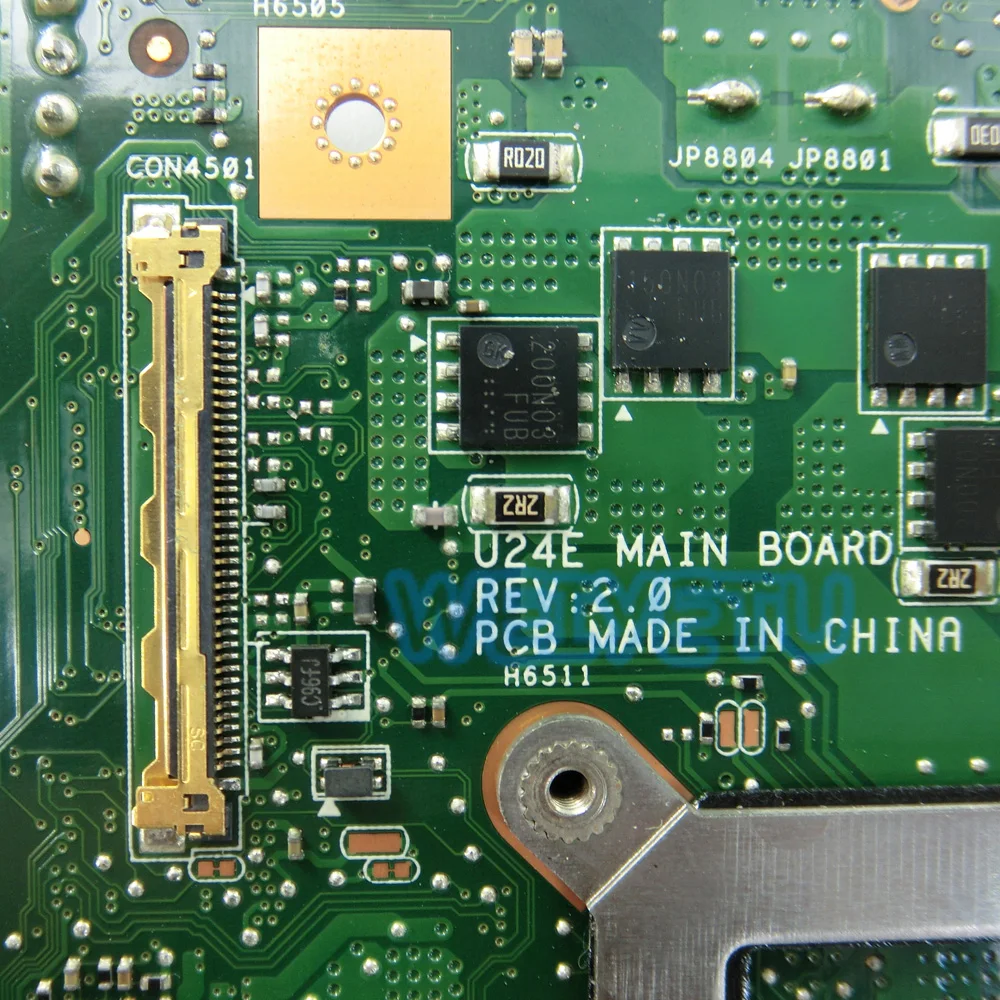 Материнская плата U24E PM для ASUS U24 P24E материнская ноутбука HM65 DDR3 REV 2 0 основная 100%