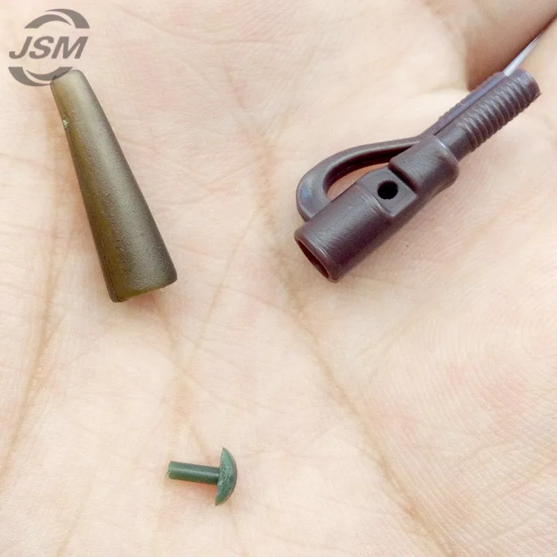 JSM 100 шт. 3 2 см защитные свинцовые зажимы с штифтовой трубкой зеленый кофе ABS