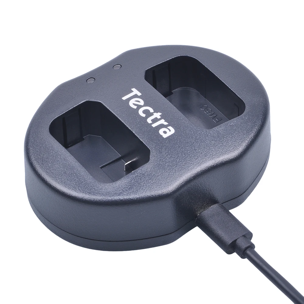 Tectra LP E6 E6N двойное 2 портовое USB зарядное устройство для Canon EOS 5D 5D2 5DS R Mark II III 3 6D 60D 60Da