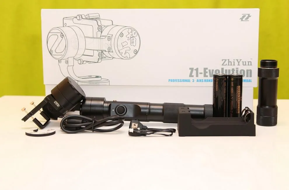 ZHIYUN Z1 Evolution GOPRO 3-осевой карданный стабилизатор для экшн-камеры xiaoyi yi 4k+ Экшн-камера 3-осевой стабилизатор бесщеточный штатив «стедикам» для selfie