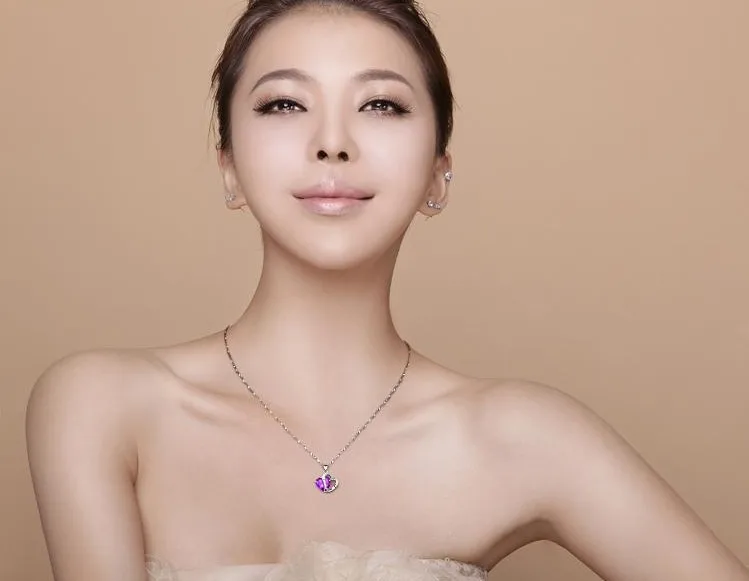 Женское ожерелье из серебра 925 пробы с цирконом|jewelry display for bracelets|necklace jewelry displaynecklace