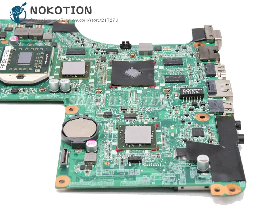NOKOTION 615686-001 630833-001 аккумулятор большой емкости для hp павильон DV7-4000 Материнская плата ноутбука DA0LX8MB6E1 разъем s1 HD5470 графика ЦП