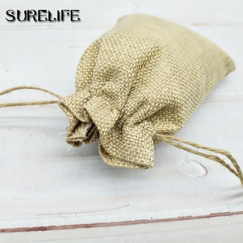 50 шт. винтажные джутовые мешочки для свадебвечерние | Дом и сад