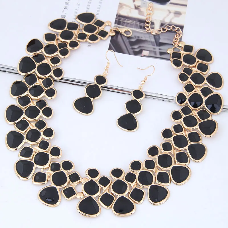 Kymyad, золотой цвет, ювелирные наборы для женщин, Bijoux Femme, ожерелье, набор, новинка, Gourd, ожерелье, s& Подвески, массивные ювелирные наборы