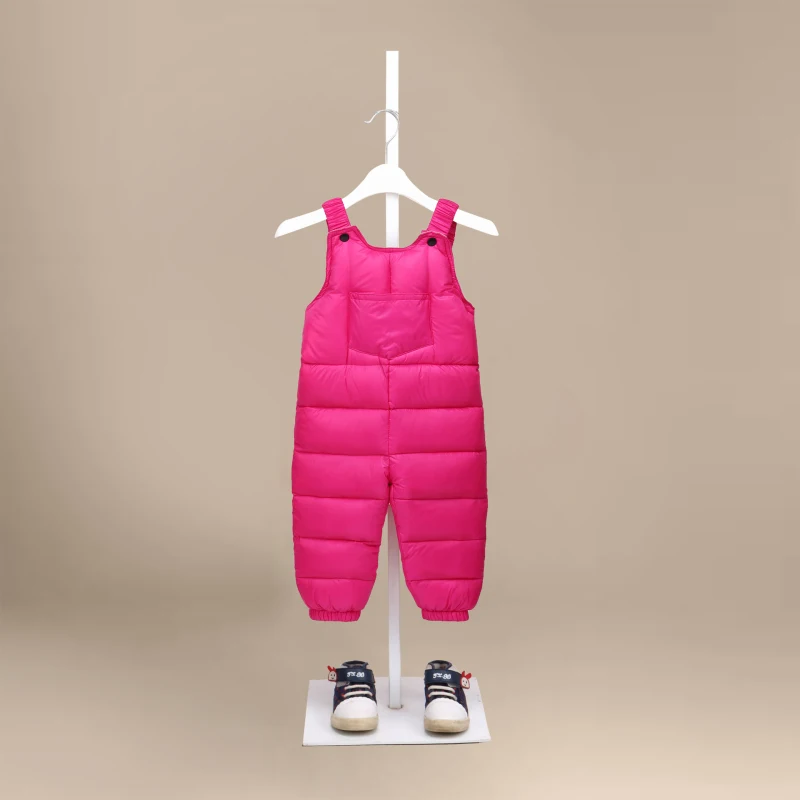 Детские Пуховые комбинезоны Kindstraum для России зимние теплые малышей брюки