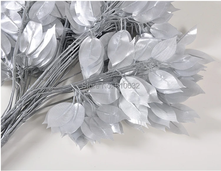 60 шт. Серебряные Листья дерева длина 55 см|tree placemat|tree stringtree of life klimt |