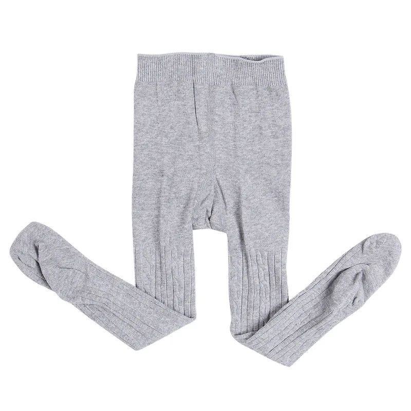 light gray Детские чулки и колготки для девочек Дети теплые полосатые колготки чулки, колготки обтягивающие чулки - Цвет: light gray