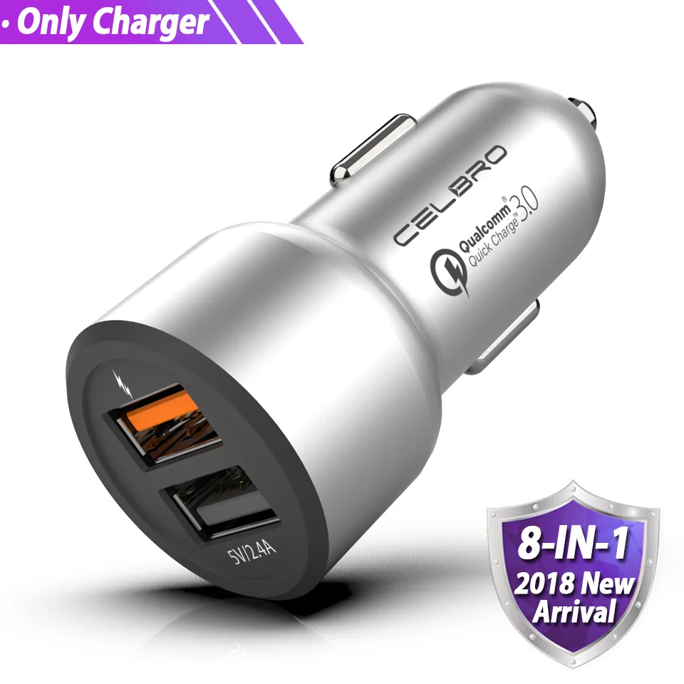Gray Car Charger Оригинальное быстрое автомобильное зарядное устройство MTP pump Express для Oukitel Doogee Blackview BV10000 BV9000 BV8000 BV6000 Pro Quick Charge Car - Тип штекера: Gray Car Charger