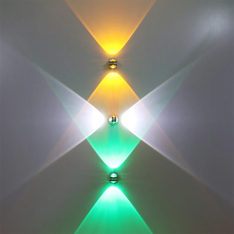 Светодиодная настенная лампа крусветильник я современная алюминиевая в виде