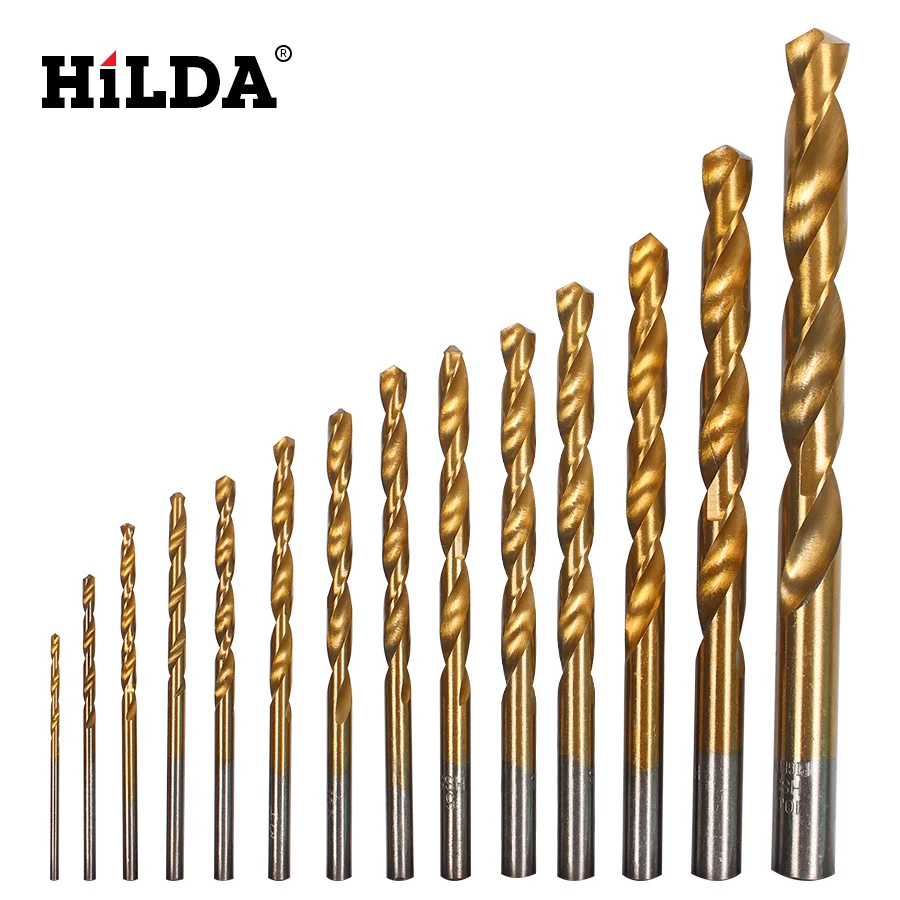 HILDA 50/99 шт/комплект набор сверл для сверла пилы HSS высокостальная с титановым