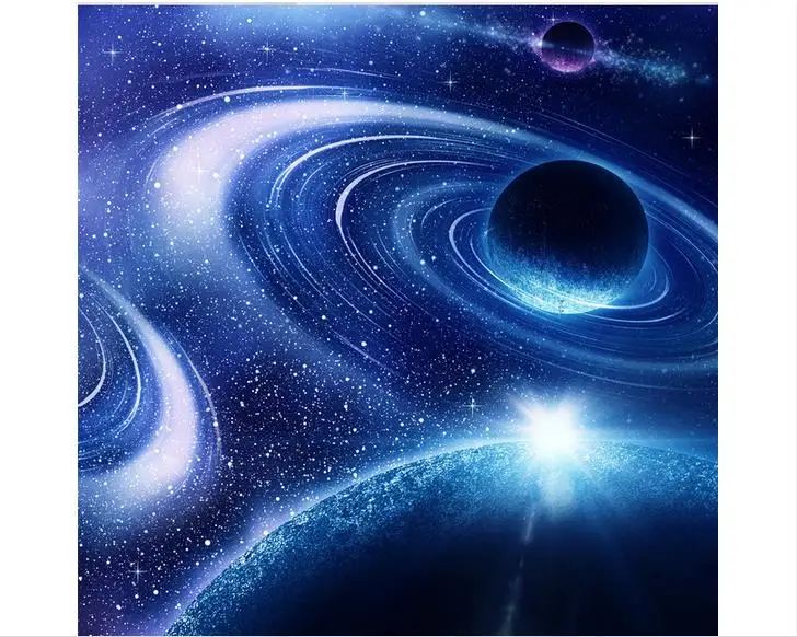 

Customized photo wallpaper 3d wall ceiling wallpaper Star sky cosmic ceiling zenith mural wall papers for living room decoration