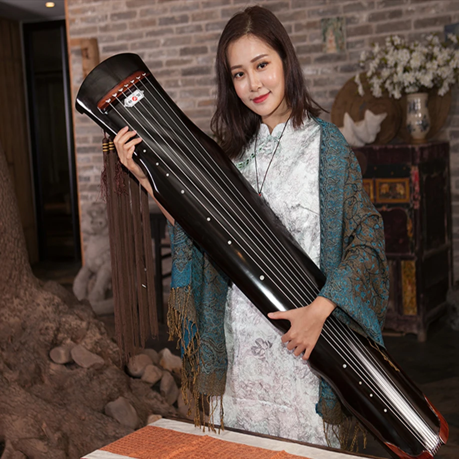 Высокое качество Guqin Fuxi type старая паулония 7 струн Master рекомендуется для