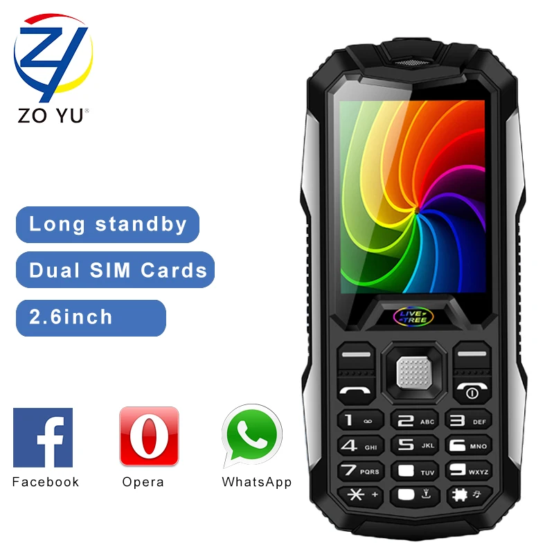 ZOYU D9800 мобильный телефон бизнес открытый для старшего телефона 3800 внешний