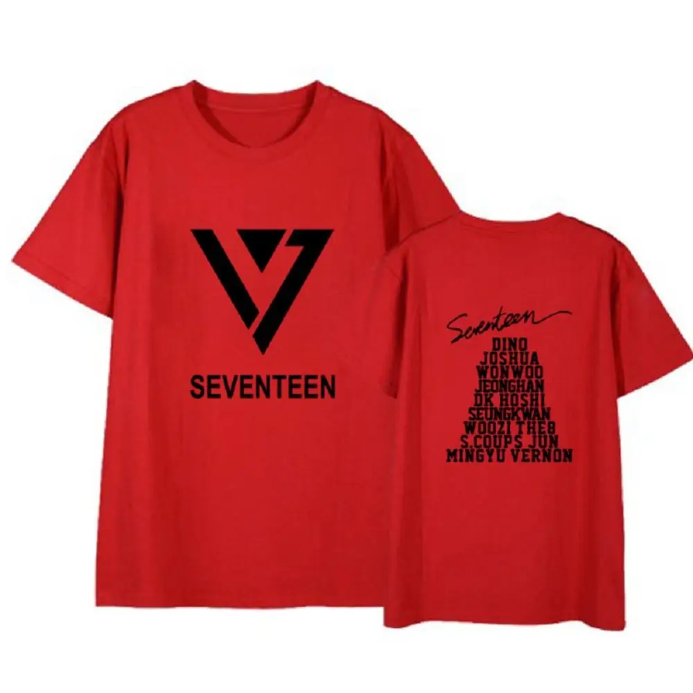 Mainlead Kpop Seventeen футболка Hoshi Mingyu Jun унисекс футболки топы|Футболки| |