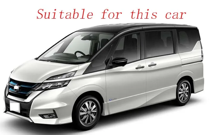 Для NISSAN SERENA C27 ABS хромированный задний бампер Нескользящая защитная пластина аксессуары