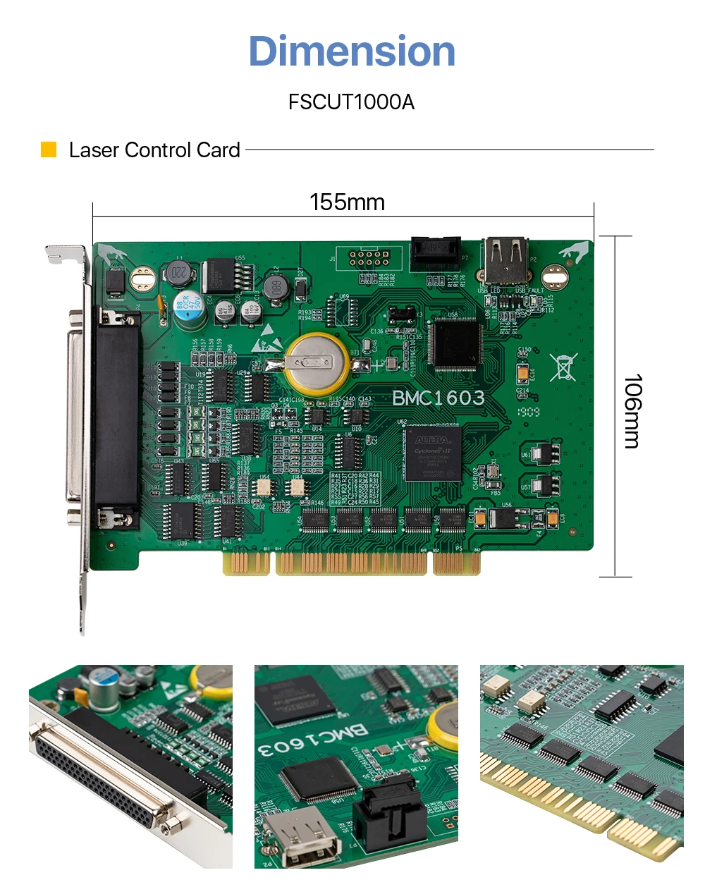 Friendess FSCUT станок для лазерной резки система управления FSCUT1000A BMC1603 FSCUT1000 контроллер для резки металла