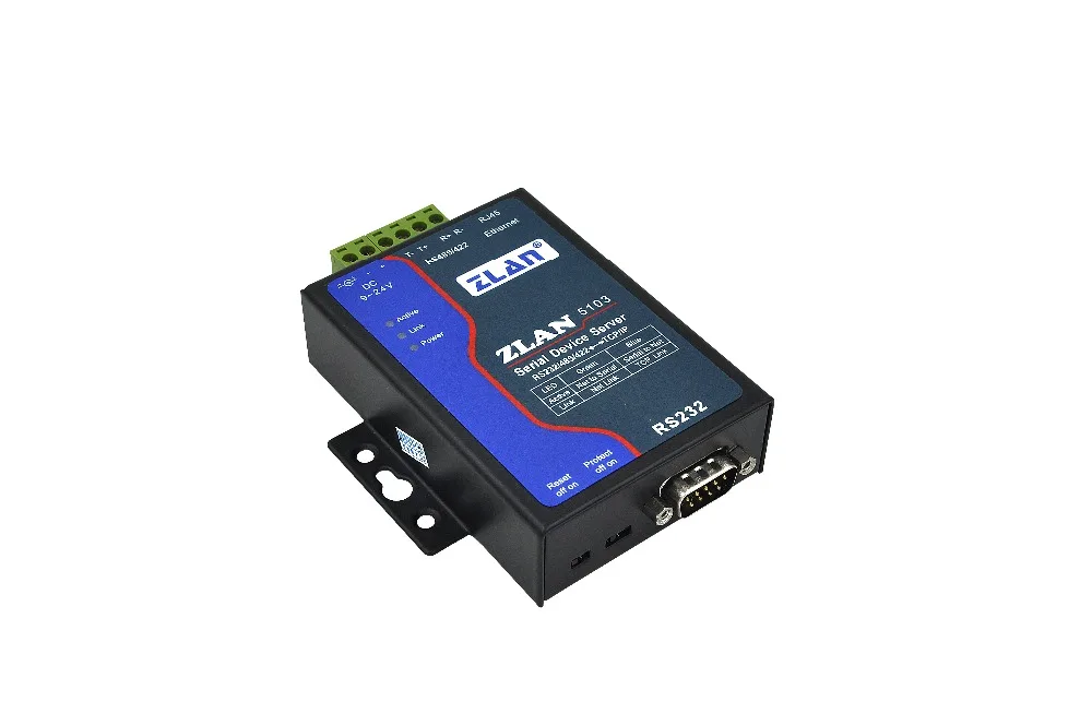 RS232 RS485 RS422 в Ethernet RJ45 конвертер последовательный порт сервер ZLAN5103 UDP режим DHCP DNS |