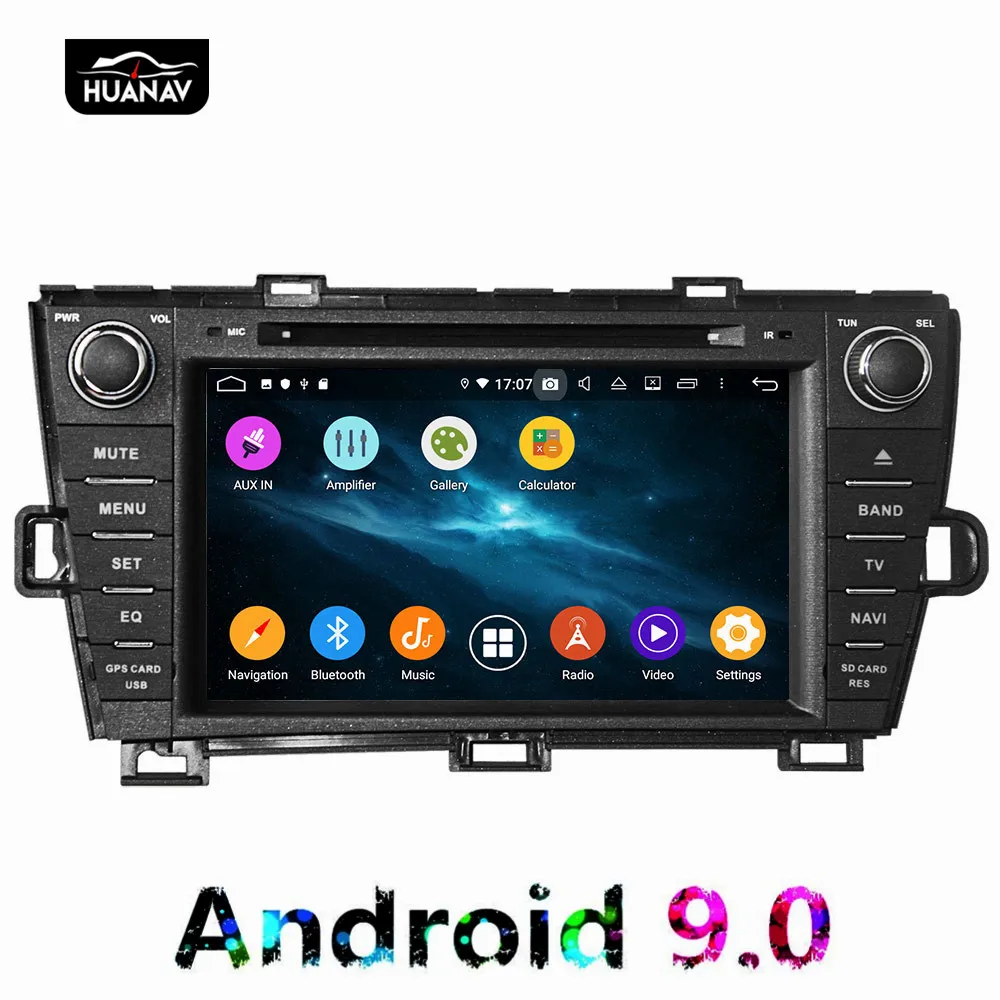 DSP Android 9 Car DVD player GPS Navigation For Toyota Prius 2009-2013 Right hand driving multimedia Auto Radio stereo 64 | Автомобили и