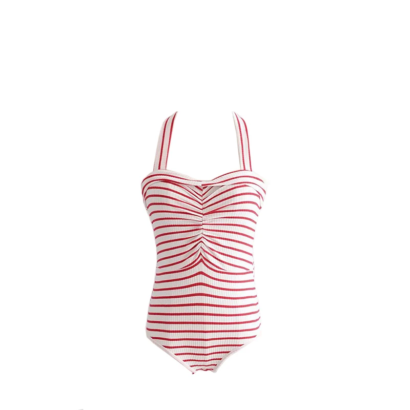 Woman Clothes 2019 Spaghetti Strap Top Shown with A Striped Sling Sexy Top Cotton Short Striped Streetwear Street Style Shirt