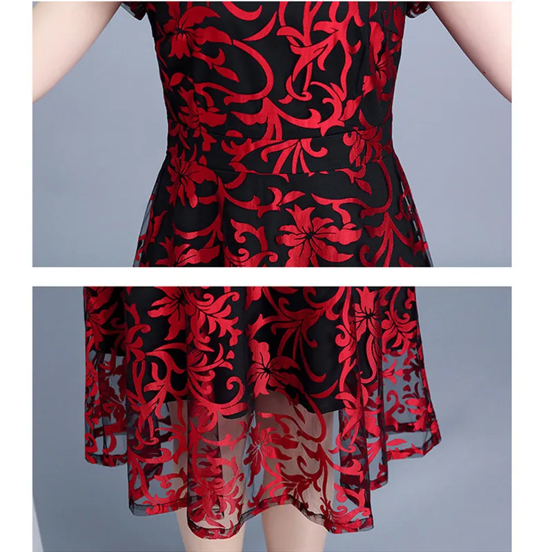 Высококачественное винтажное вечернее платье для мамы больших размеров 4XL