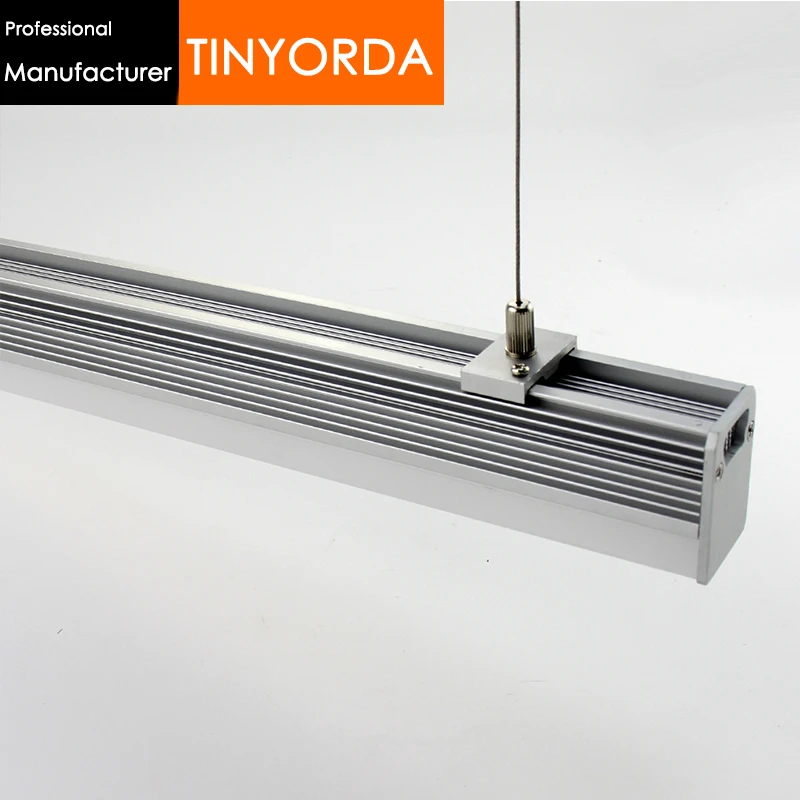 

Светодиодная подвессветильник лампа Tinyorda TH3536B, 2 шт. (длина 1 м), профильный офисный подвесной свет светового радиатора [профессиональный про...
