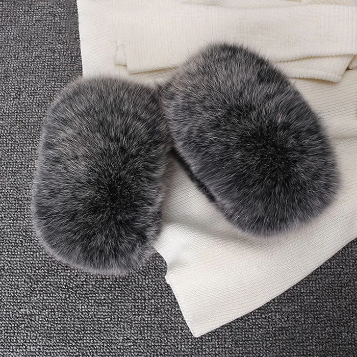 grass black 12cm Женские высококачественные манжеты из лисьего меха, теплые запястья, новые длинные манжеты из лисьего меха, теплые женские браслеты, браслет из натурального меха, перчатки - Цвет: grass black 12cm