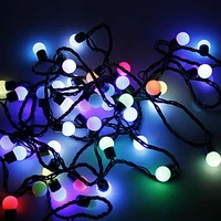iwhd 5m led cristmas lights led 110220v cotton ball light led fairy christmas lights outdoor luces decoratives de navidad