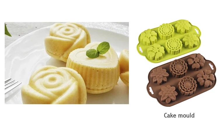 6 цветов силиконовые чашки Маффин ручной работы мыло формы Печенье Шоколадный