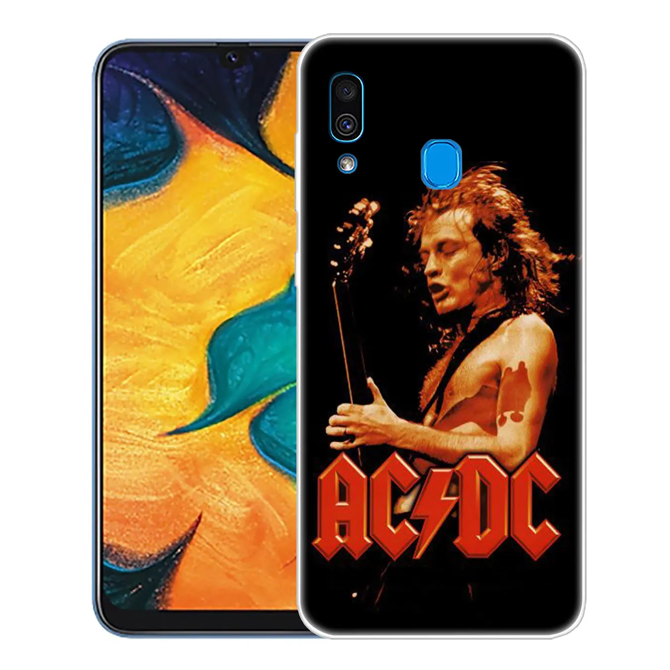 Lavaza ac dc плакат ACDC Малкольм молодой жесткий чехол для телефона для samsung Galaxy A10 A20 A30 A40 A50 A60 A70 M40 M30 M20 M10 A20e крышка - Цвет: 6