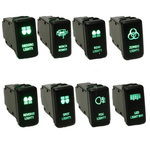 Светодиодный светильник бар кнопочный переключатель для TOYOTA LANDCRUISER HILUX PRADO CRUISER