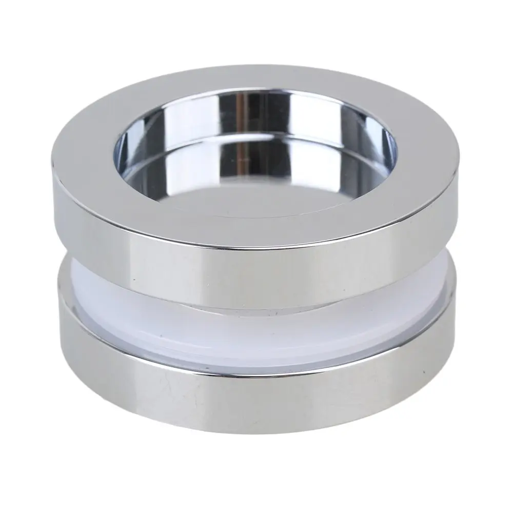 Изысканная Плоская Круглая дверная ручка для душа из цинкового сплава