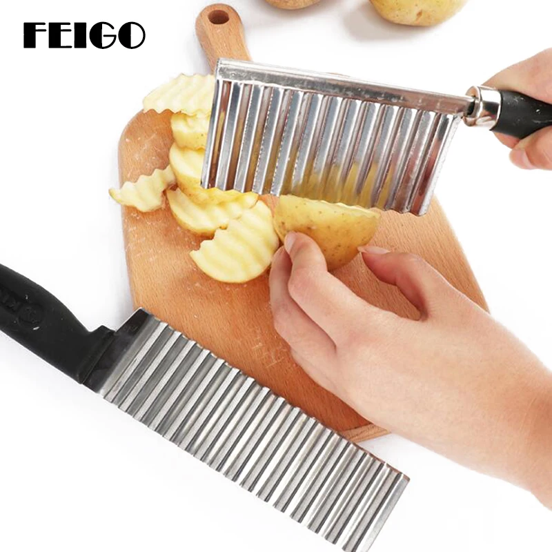 FEIGO 1 шт. фрезы для картофеля из нержавеющей стали нож моркови резка-пилинг