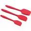 Red 3PCs Британский силиконовый термостойкий шпатель кисть для смазывания выпечки набор посуды 6/3 в 1 - Цвет: Red 3PCs