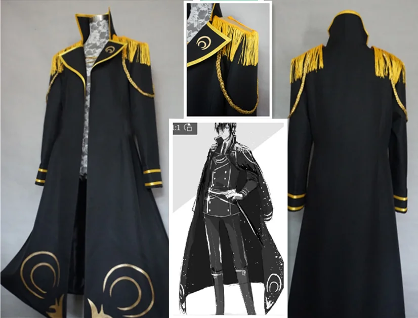 Touken Ranbu Косплей Военная Униформа Mikazuki мунехика Костюм | Тематическая одежда и