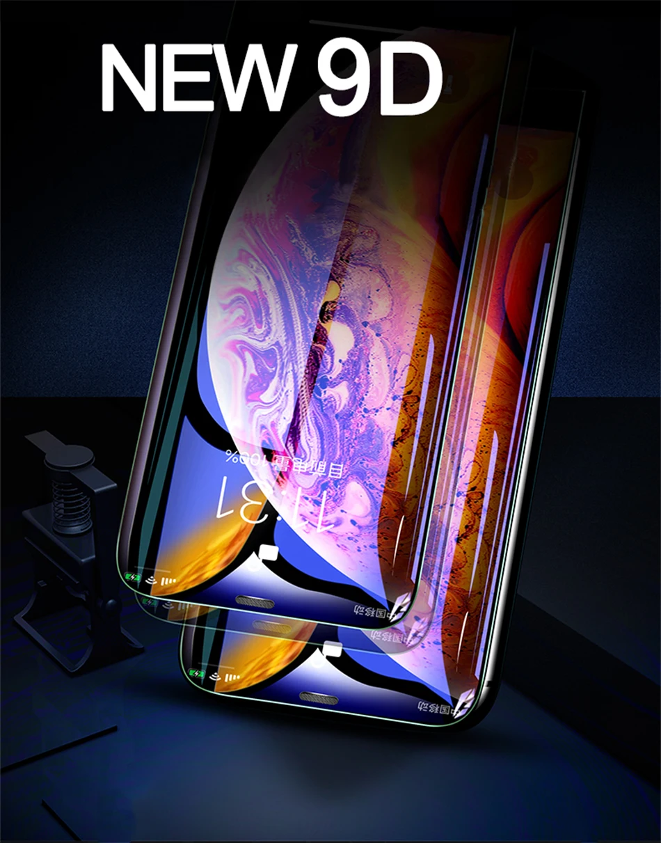Защитное закаленное стекло для экрана Essager для iPhone XS Max XR X S 5D, Защитное стекло для iPhone 8 7 6 6S Plus, пленка на переднюю крышку