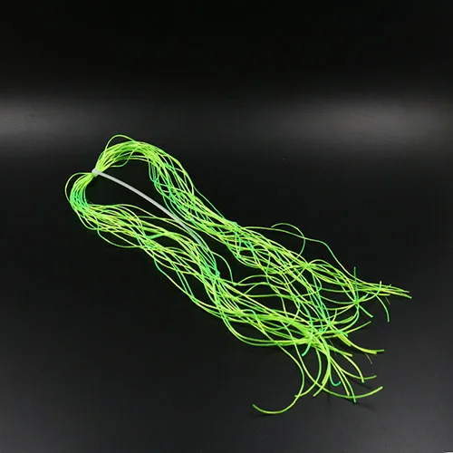 fluo green Королевский Sissi 2 упаковки Лайф Флекс спандекс нить для завязывания мушек материалы 15 дополнительных цветов супер тянущиеся спандекс резиновые ножки для тела нить - Цвет: fluo green