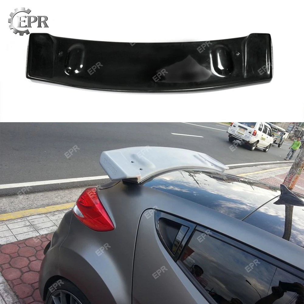Для Hyundai Veloster Sequence Style FRP задний спойлер из стекловолокна (не турбо) тюнинг часть