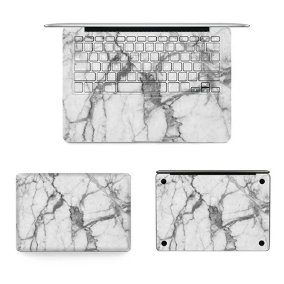 Белая мраморная серия, наклейка для ноутбука s для Macbook Air Pro retina 11 12 13 15, супертонкая защитная наклейка для ноутбука всего тела - Цвет: Option 8