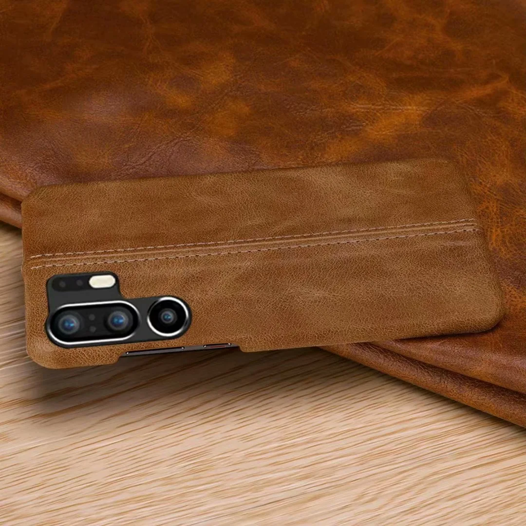 3 цвета, чехол из натуральной кожи для huawei P30/P30 Pro/P30 Lite, чехлы для телефонов, Сумки из натуральной коровьей кожи