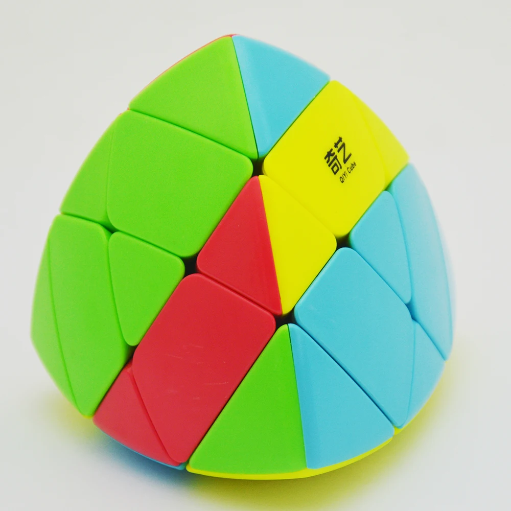Qiyi 3x3 Mastermorphix магический куб без наклеек 3x3x3 куб головоломка выпуклая Пирамидка развивающие игрушки