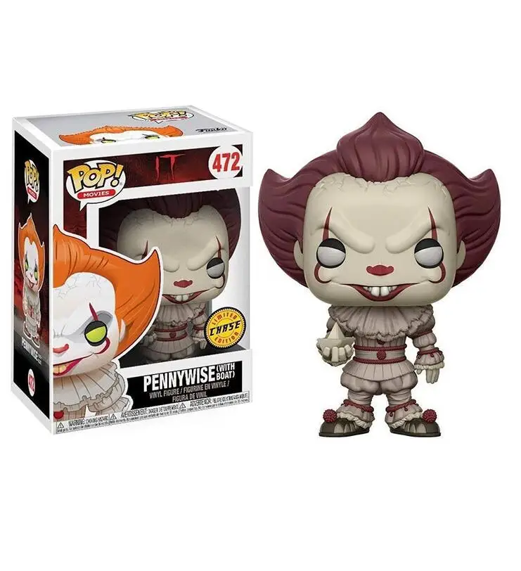 Funko Pop фильмы Стивен Кинг ИТ Джокер, клоун Коллекционная модель детские игрушки для Chlidren Виниловая фигурка кукол игрушки
