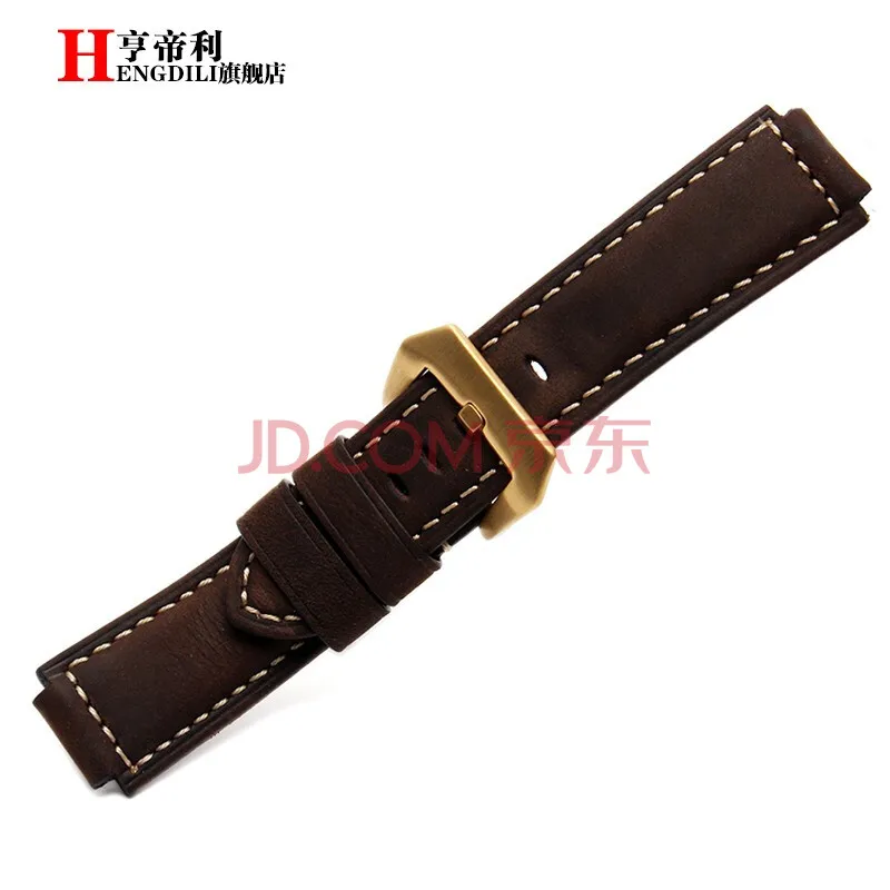 For Temix time tide series leather watch belt TW2R55500 T2N720 T2N721 T2N739 knob 16mm width 24mm band | Наручные часы