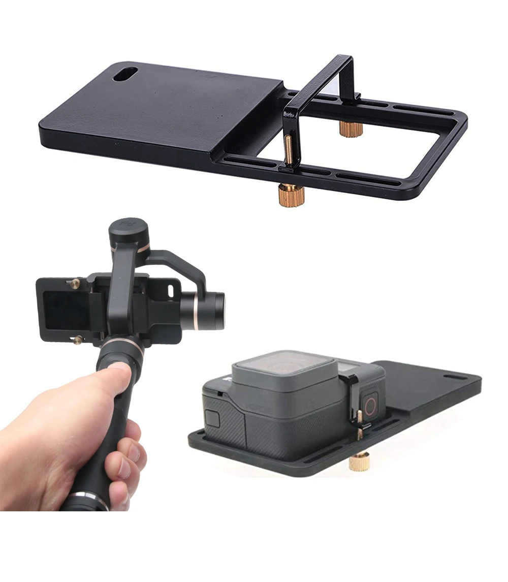 Стабилизатор карданный переключатель пластина адаптер крепление для DJI OSMO Zhiyun Feiyu для Gopro Hero 7 6 5 4 3+ SJCAM SJ4000 SJ5000 SJ6