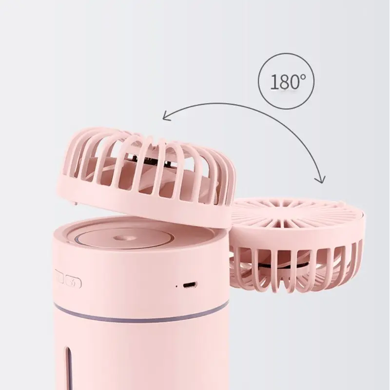 2000ма вентилятор с увлажнителем воздуха 400 мл USB Арома диффузор эфирное масло 7