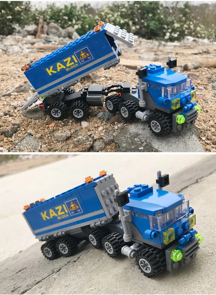 Городской пожарный транспорт самосвал экскаватор грузовик Legoings модель