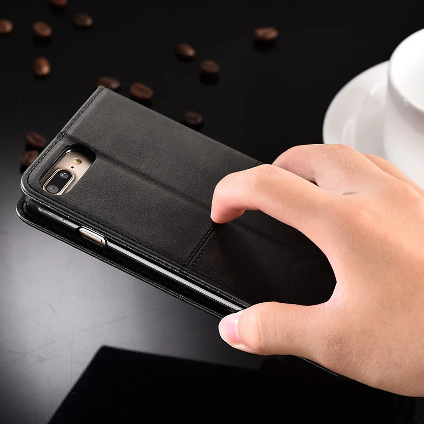 Чехол для телефона Funeleg держатель карт кошелек кожаный чехол iPhone X XS Max Роскошный