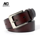 Rugged full grain leather belt man casual vintage belts men genuine vegetable tanned cowhide original strap male girdle