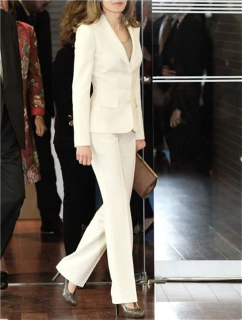 Elegant 2 Piece Office Uniform Women Female Business Suit Women PantSuits Tuxedos Suits for Wedding Blazer Trouser Jacket Formal